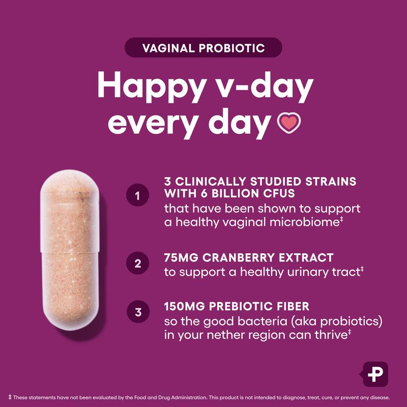Physician's Choice Women's Vaginal Probiotic – Odor & pH Support, Daily Feminine Wellness, Cranberry + Prebiotics
