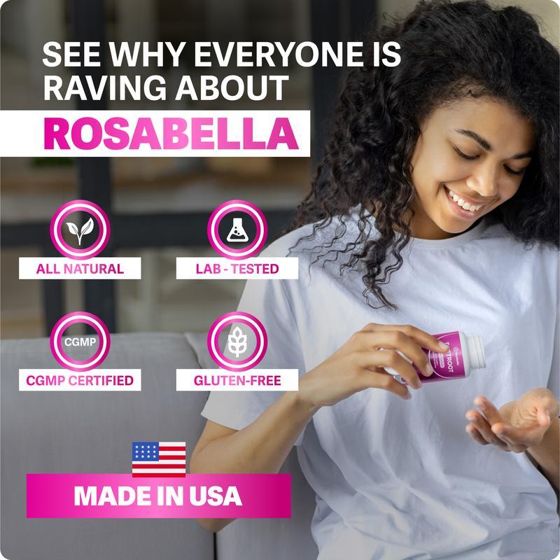 Organic Beetroot Capsules 1300mg by Rosabella – Cardiovascular & Stamina Support | 120 Capsules