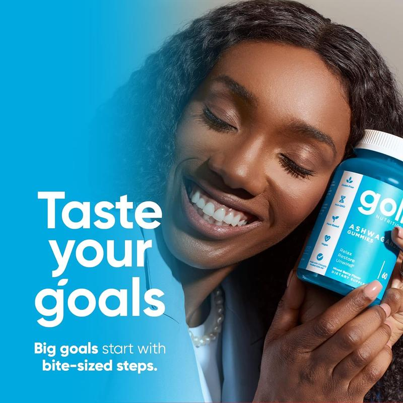 3 Pack – Goli Ashwagandha & Vitamin D Gummies | Stress Relief & Immune Support | KSM-66, Vegan, Non-GMO