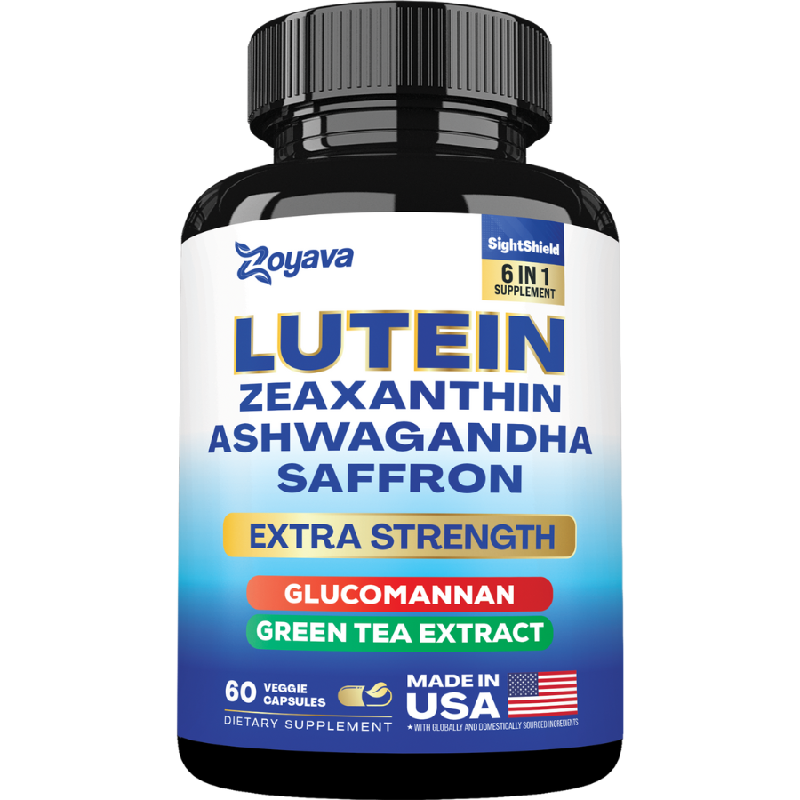 Zoyava™ SightShield Advanced Lutein and Zeaxanthin Supplements - 8000 MG Power Blend