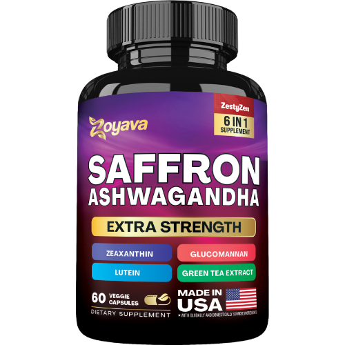 Zoyava™ Revitalize Your Wellness: Saffron ZestyZen Blend - 4,000MG Powerhouse