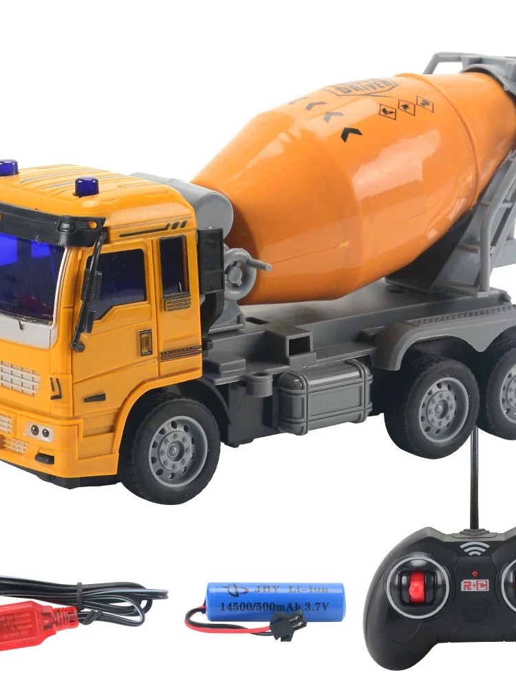 Serie de Máquinas de Engenharia a Controle Remoto: Carregadeira e Caminhões Mixers