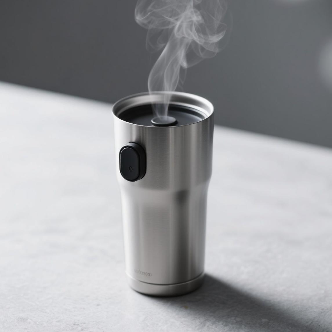 Titanium thermos cup