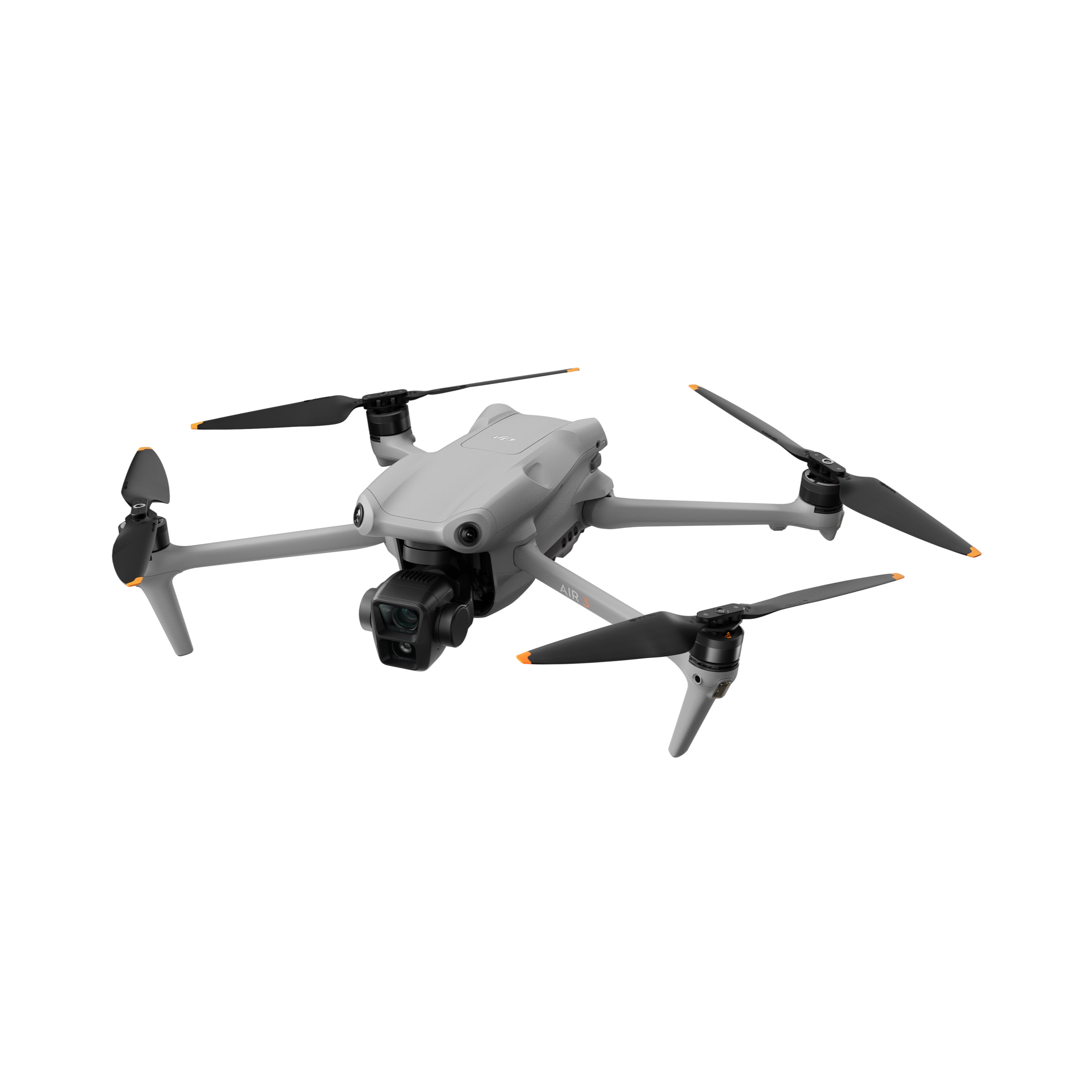 DJI Air 3 Fly More Combo + DJI RC-N2｜1/1.3-inch dual main camera｜Three batteries for 138 minutes｜4K dual-lens HDR｜20km O4 image transmission｜Omnidirectional obstacle avoidance｜Quick charging manager｜All-round travel photography equipment