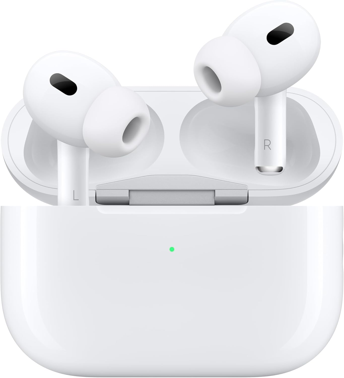 Apple AirPods Pro 2｜Active Noise Cancellation 2.0｜Spatial Audio｜H2 chip｜MagSafe charging｜Sweat and water resistance｜Adaptive transparency mode｜USB-C charging case｜Personalized spatial audio