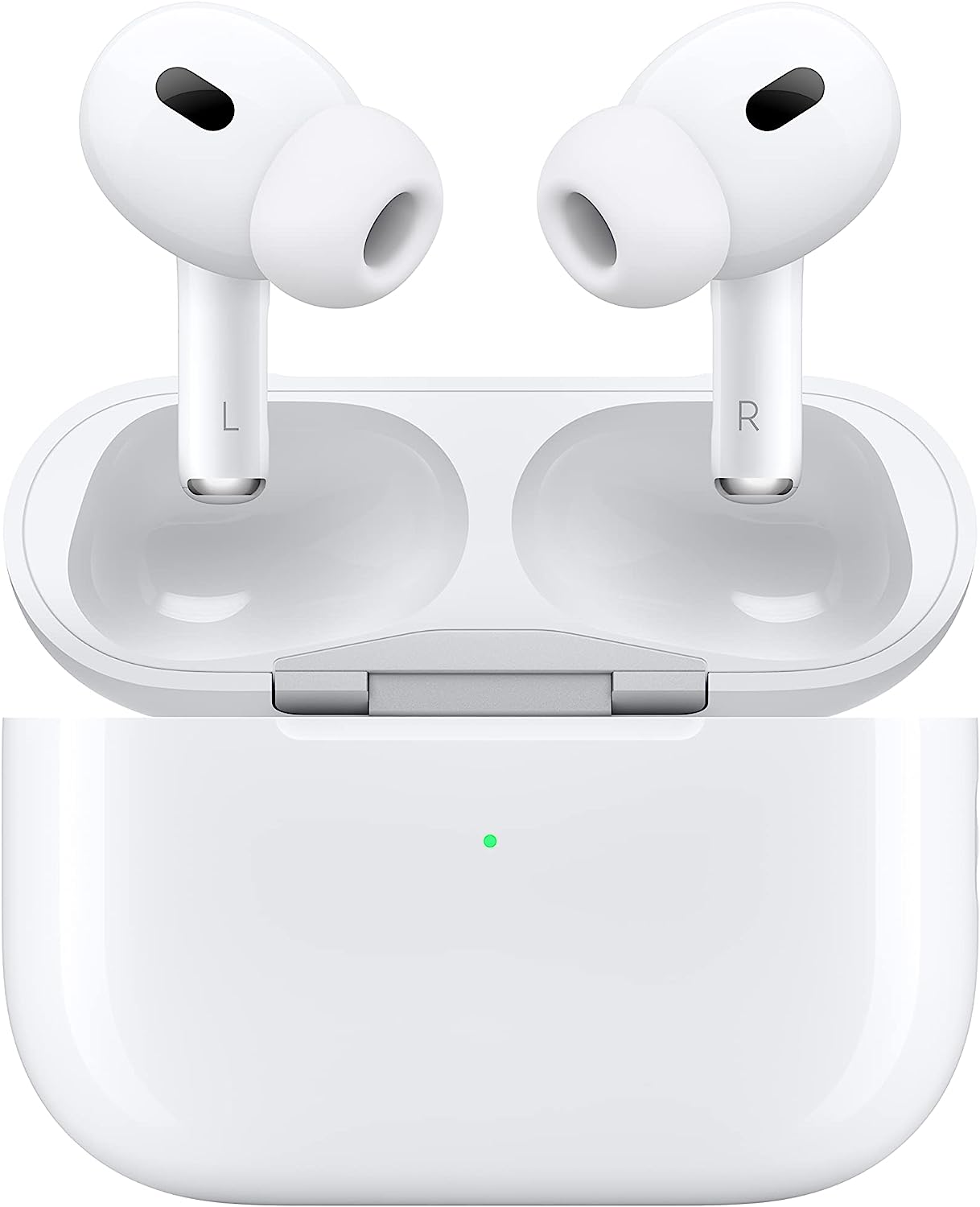 Apple AirPods Pro 2｜Active Noise Cancellation 2.0｜Spatial Audio｜H2 chip｜MagSafe charging｜Sweat and water resistance｜Adaptive transparency mode｜USB-C charging case｜Personalized spatial audio