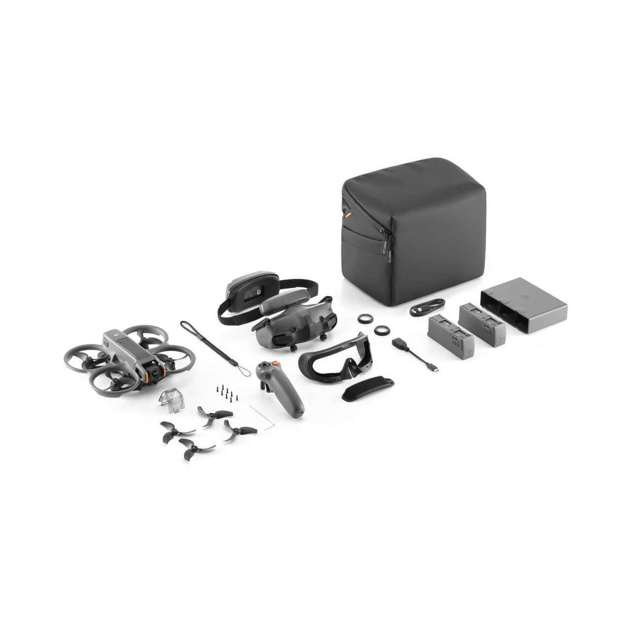 DJI Avata 2 Fly More Combo｜1/1.3-inch ultra-sensitive｜4K/60fps ultra-wide angle｜O4 image transmission 10km｜Three batteries 138 minutes｜Sensing control 2.0｜FPV flying goggles｜Professional storage box