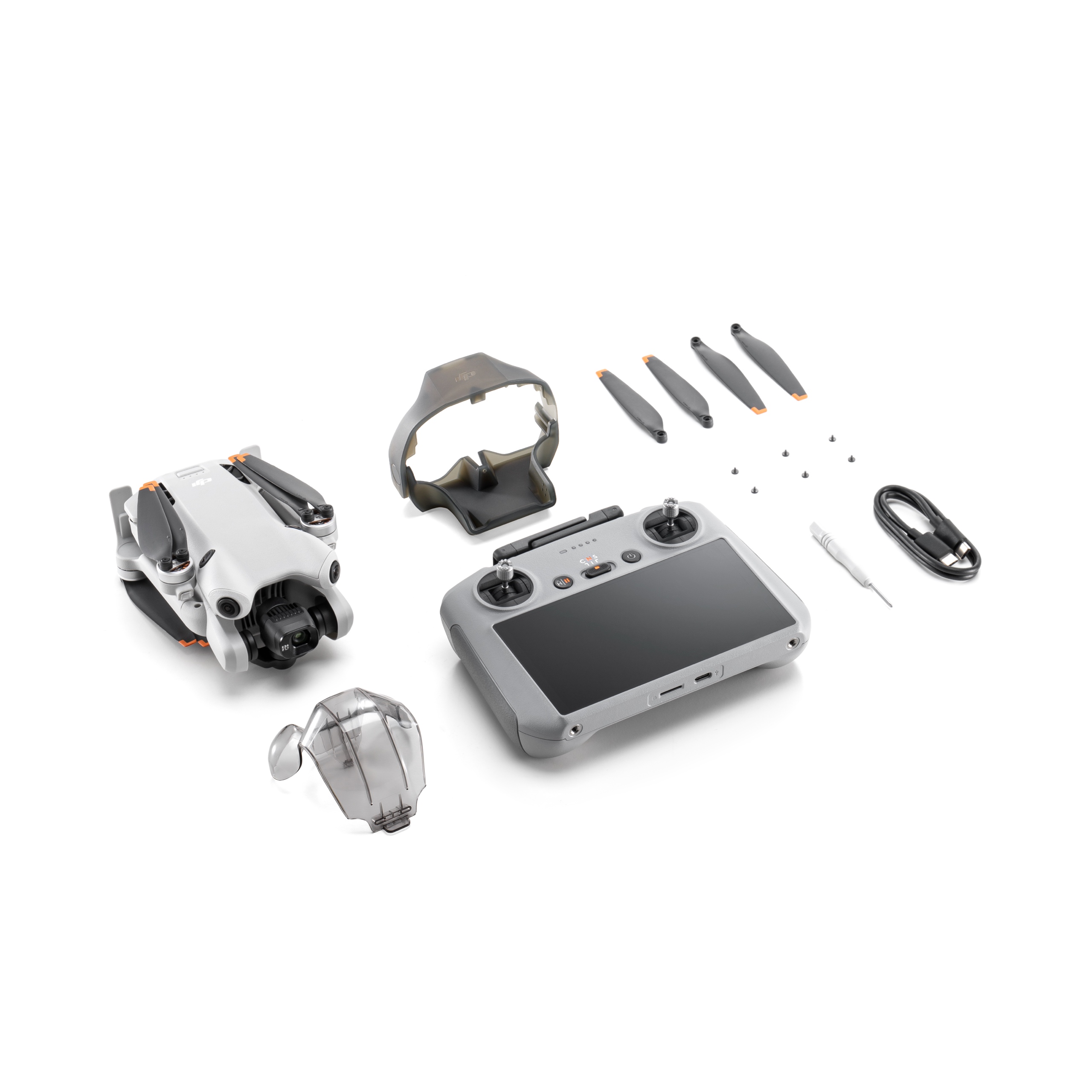 DJI Mini 4 Pro + DJI RC 2 Kit | 4K/60fps HDR | Omnidirectional obstacle avoidance | 20km O3 image transmission | 249g ultra-lightweight and no registration required | Long-lasting intelligent battery