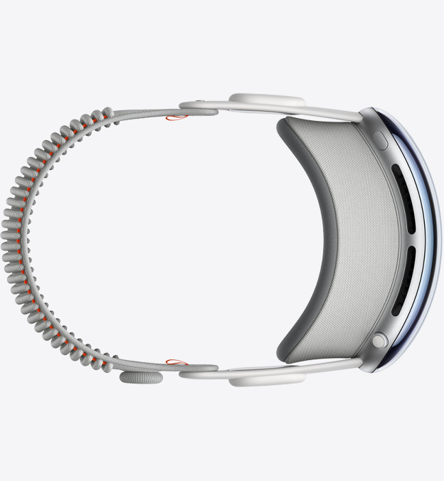 Apple Vision Pro｜Spatial computing device｜M2+R1 dual-core｜23 million pixels｜micro-OLED｜Eye-hand interaction｜Spatial audio