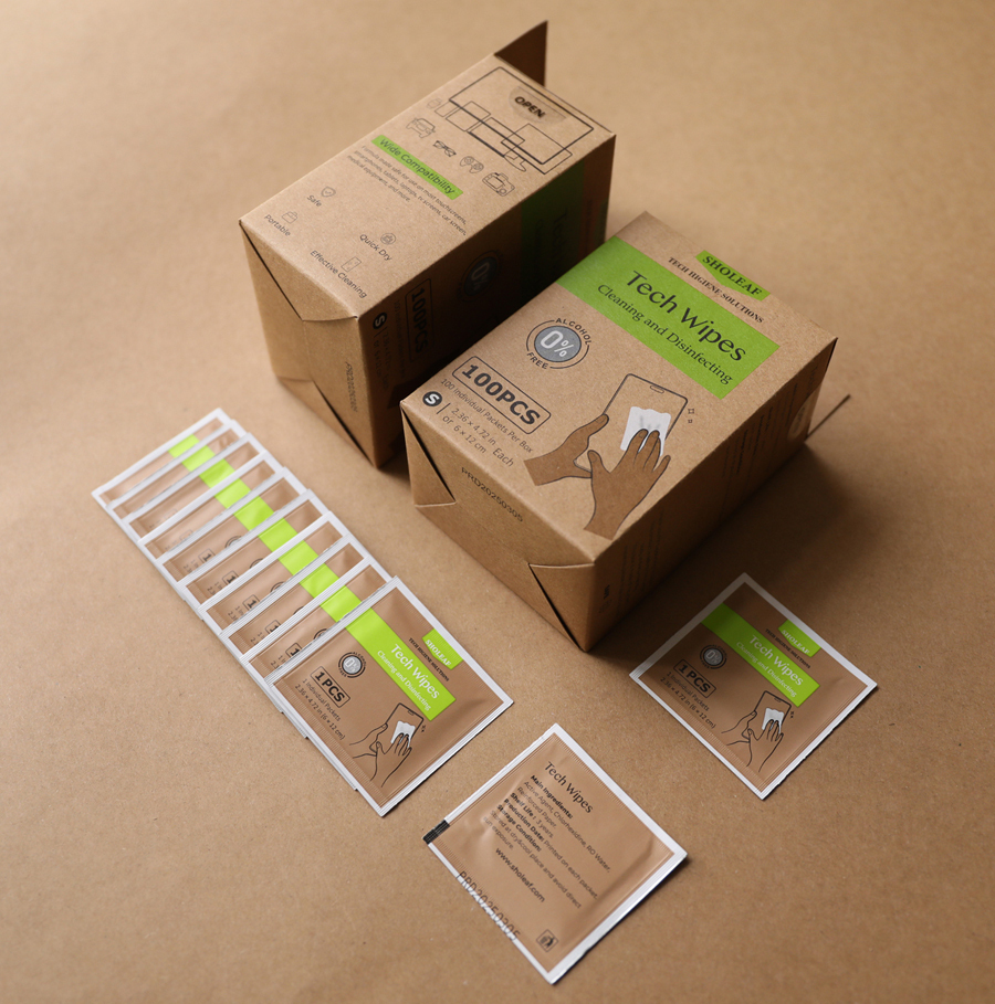 Tech Wipes 6*12cm (2.36*4.27 in) & 100 PCS Per Box