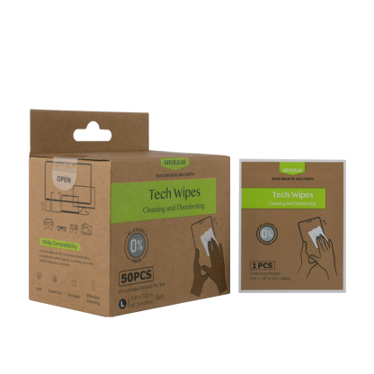Tech Wipes 15*20cm (5.91*7.87 in) & 50 PCS Per Box