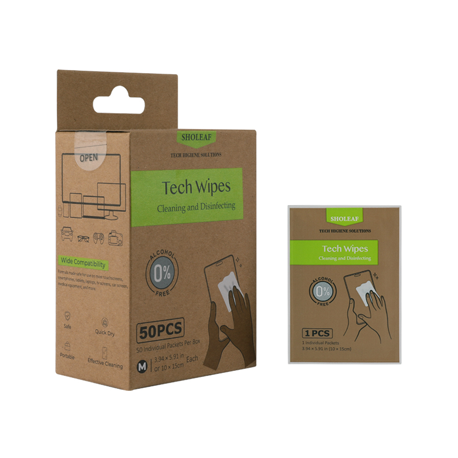 Tech Wipes 10*15cm (3.94*5.91 in)& 50 PCS Per Box