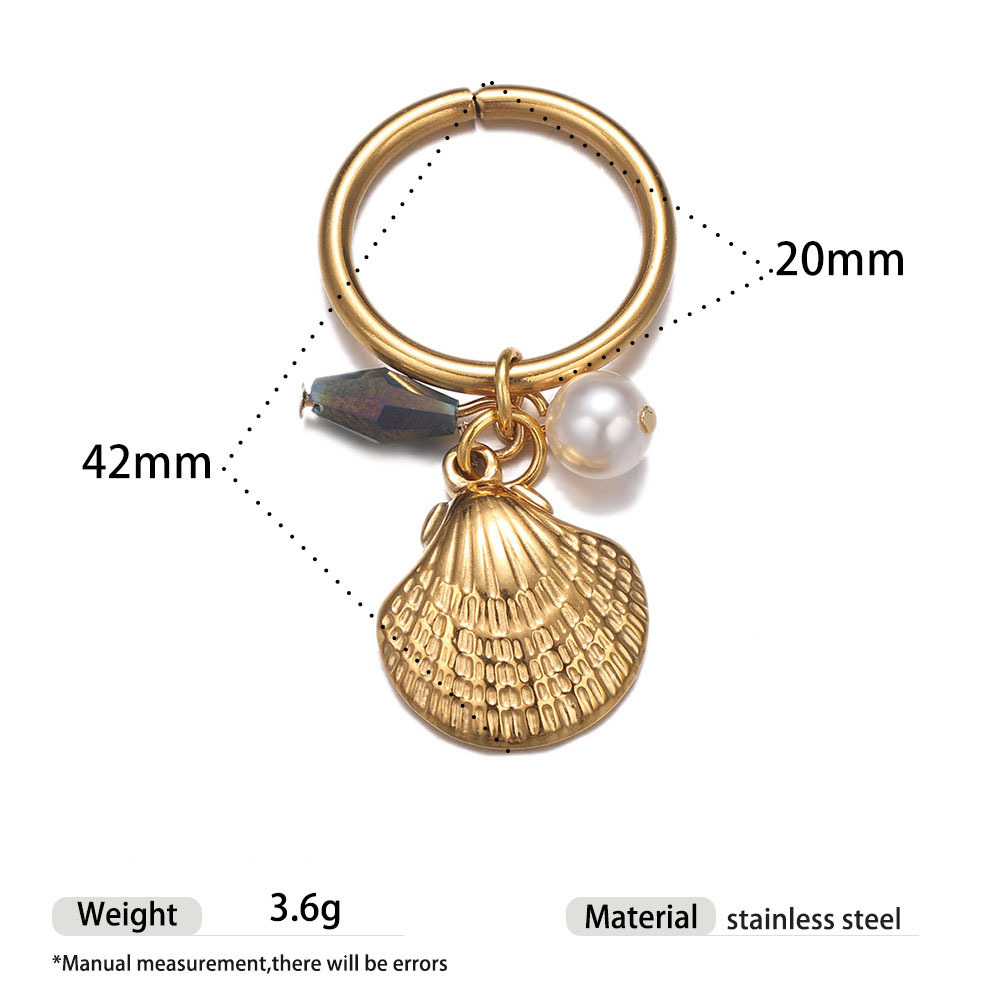 🌊Ocean-Inspired Charm Rings✨