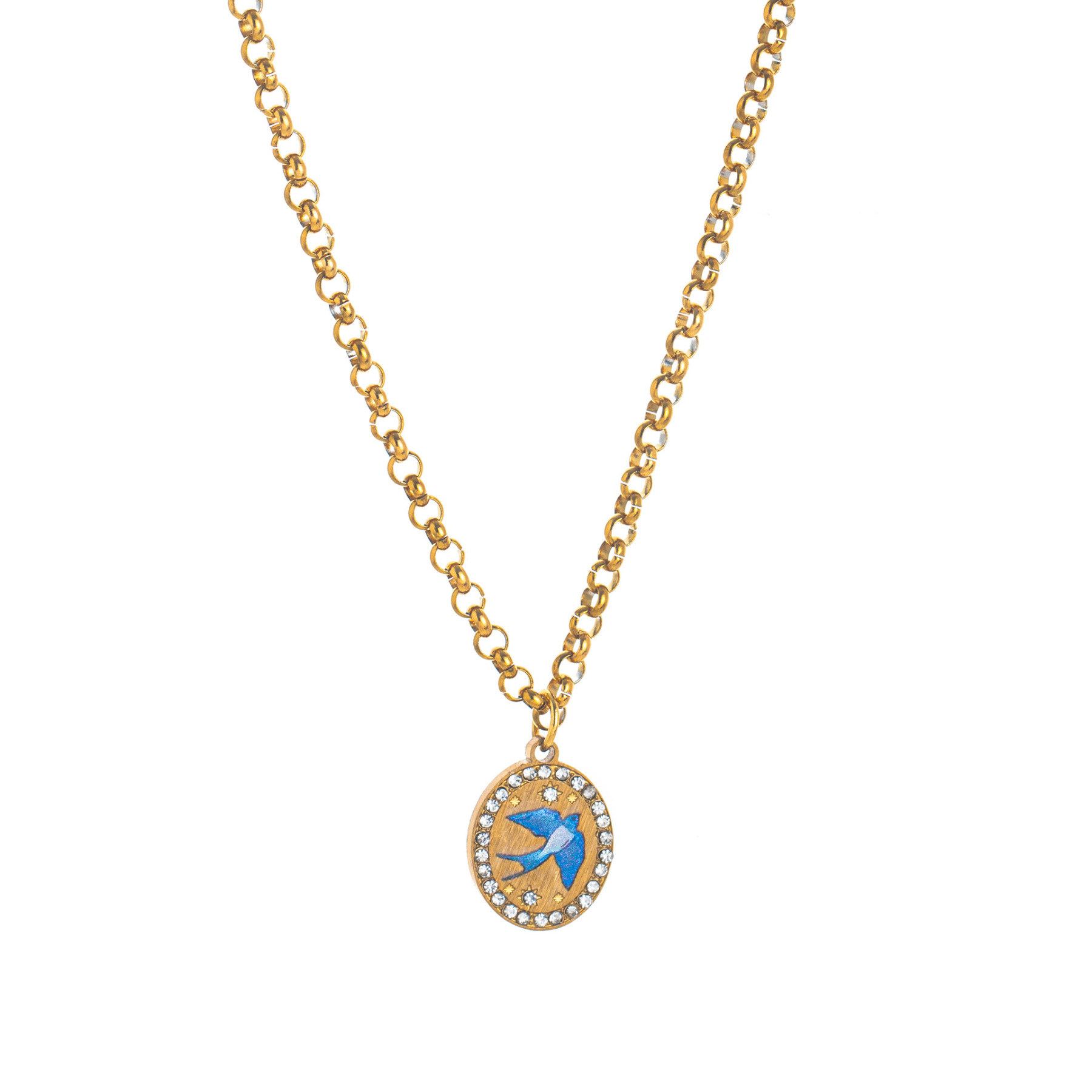 Hand-Painted Guardian Pendant