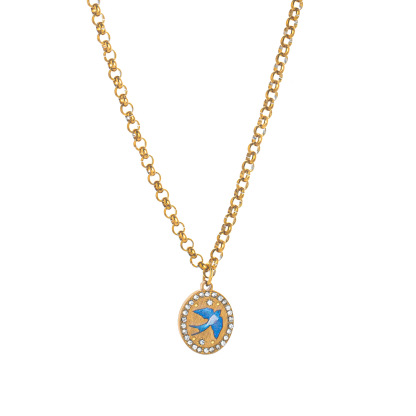 Hand-Painted Guardian Pendant