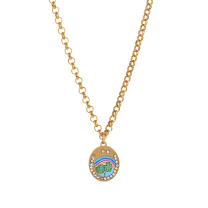 Hand-Painted Guardian Pendant