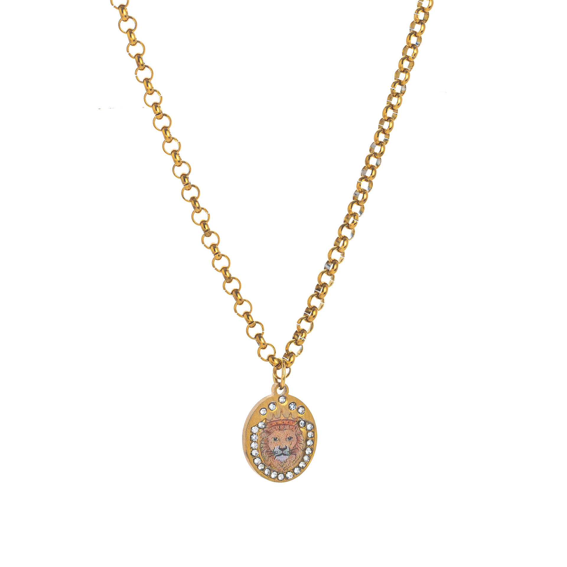 Hand-Painted Guardian Pendant