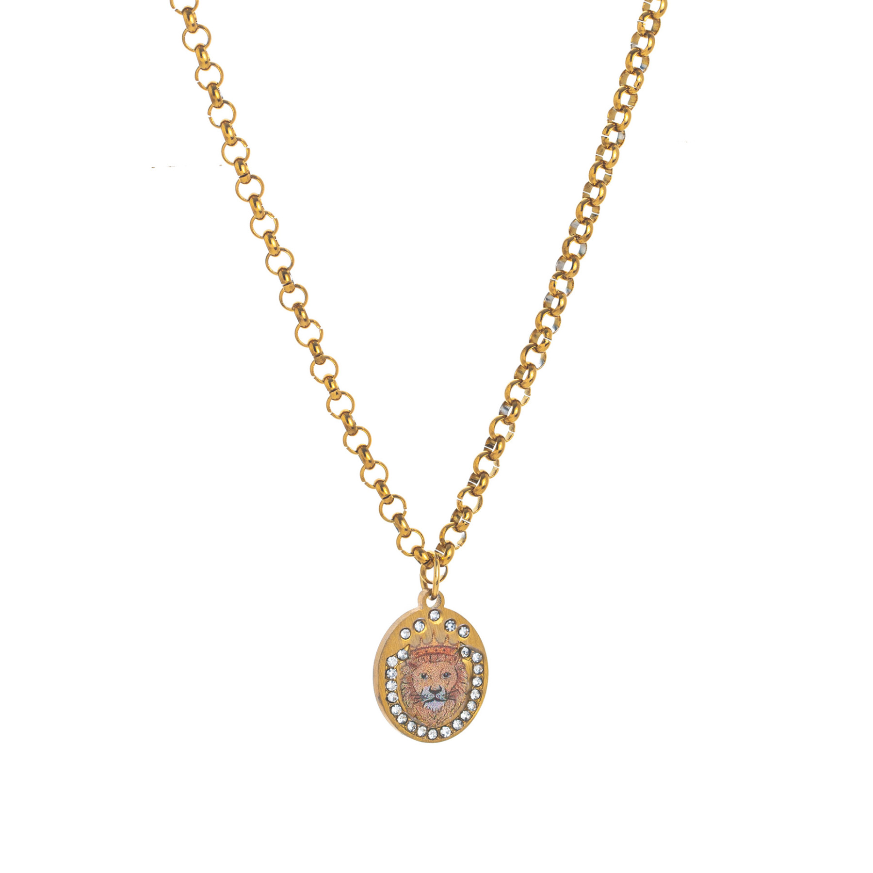 Hand-Painted Guardian Pendant