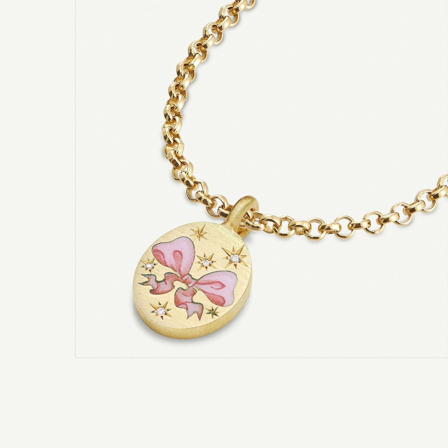 Hand-Painted Guardian Pendant