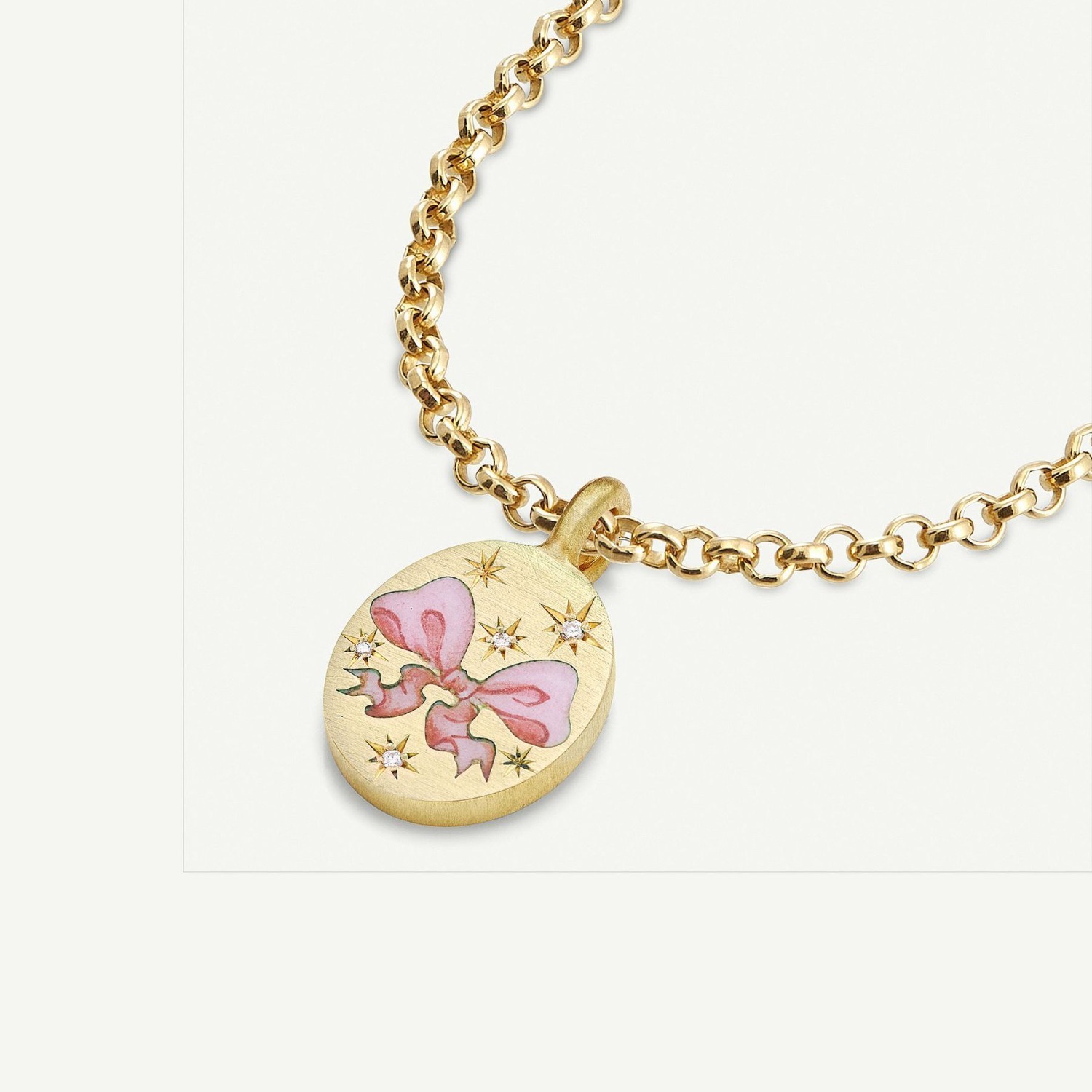 Hand-Painted Guardian Pendant