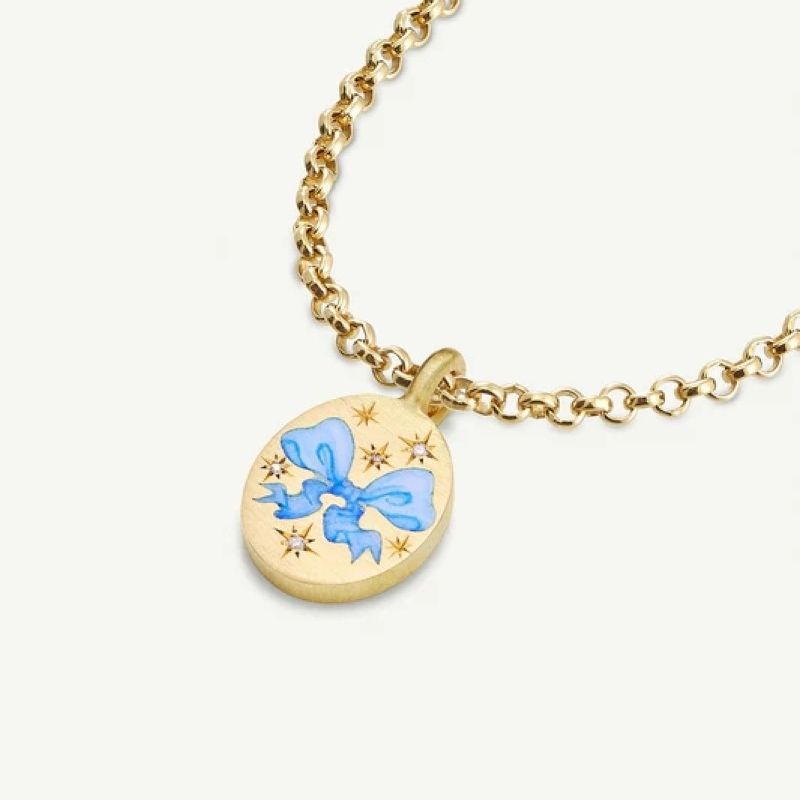 Hand-Painted Guardian Pendant