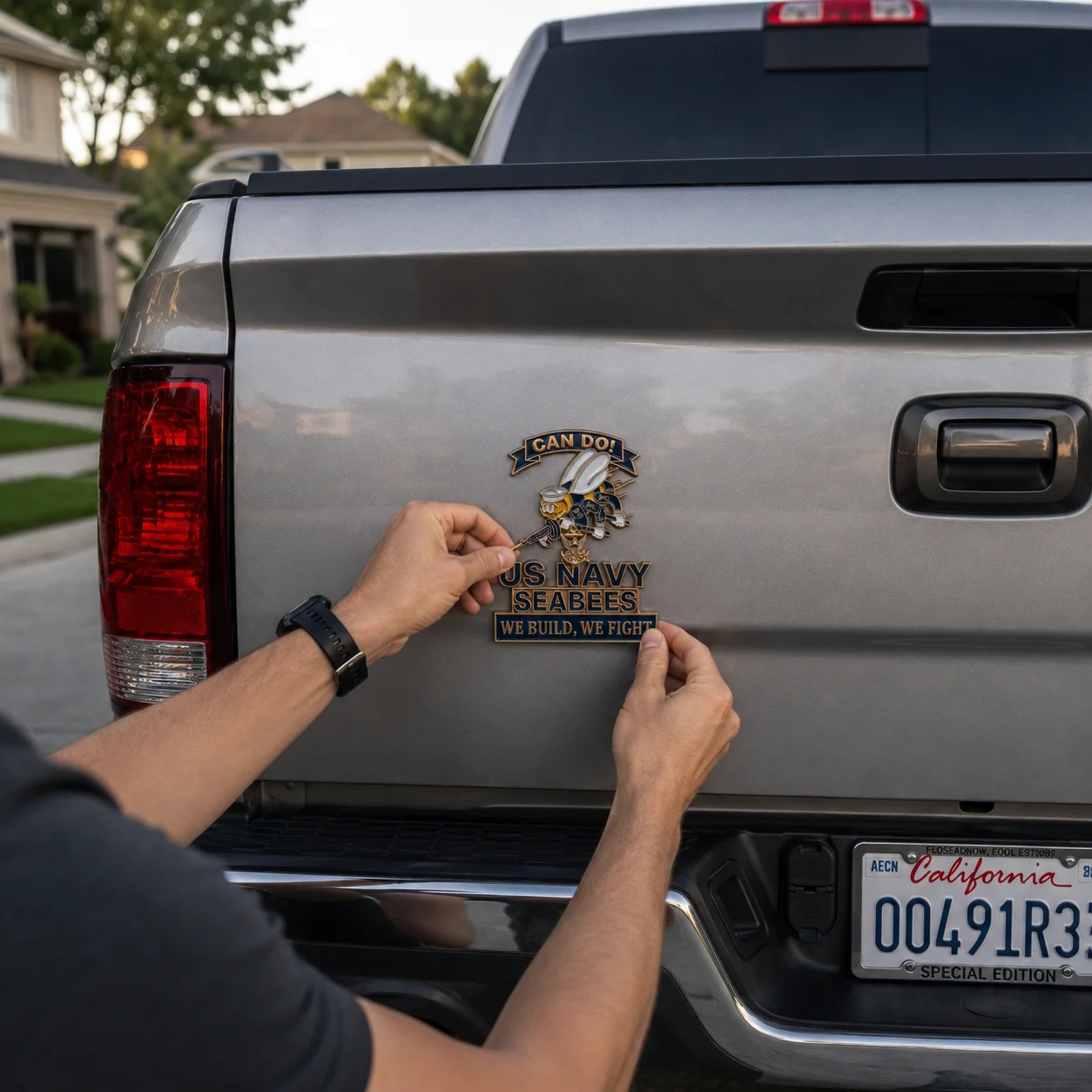 ⚓Last Day Promo: 49% OFF - 🐝US Navy Seabees Can Do! Car Emblem Metal Badge - ✈️Buy 2 Free Shipping Today!