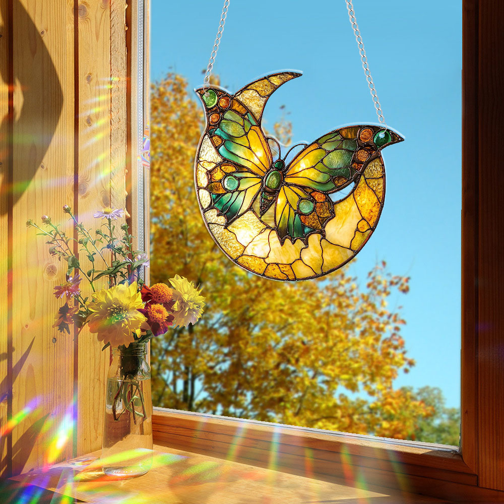 ✨ Acrylic Butterfly Dragonfly Moon Sunshine Catcher