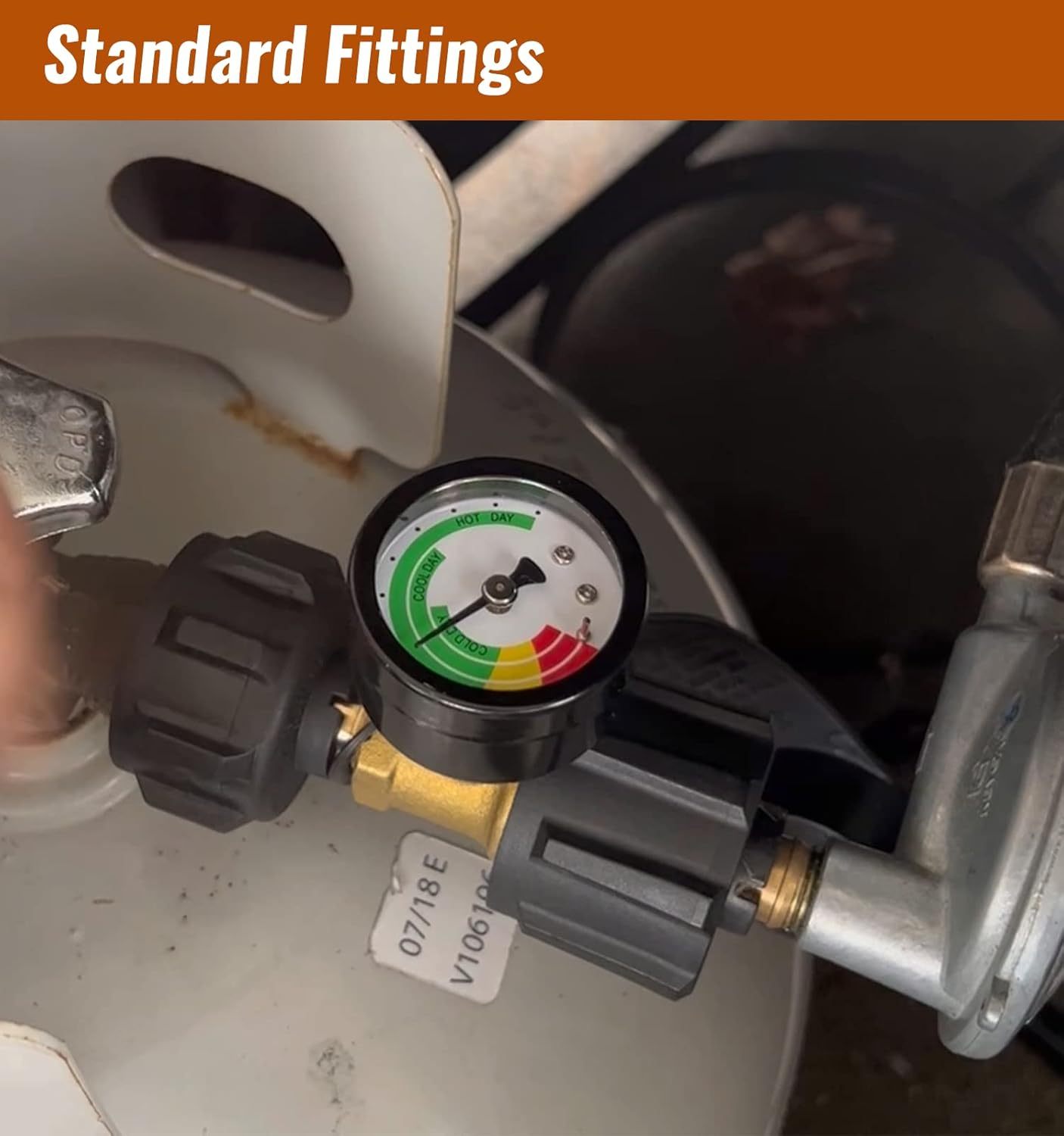 Universal Propane Tank Gauge For 5-40 Pound LP Tanks