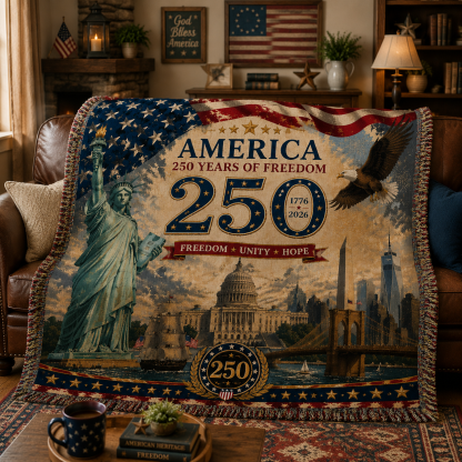 🇺🇸 America 250th Anniversary Commemorative Blanket