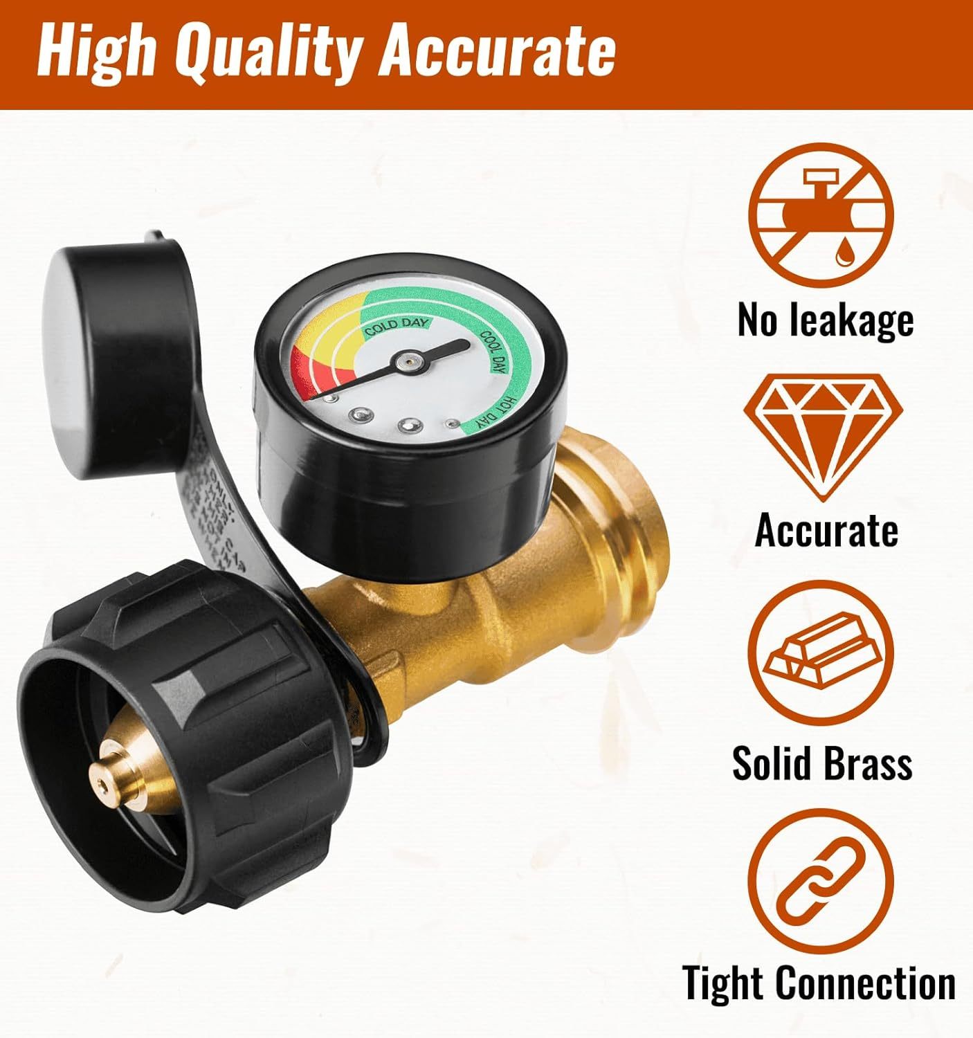 Universal Propane Tank Gauge For 5-40 Pound LP Tanks