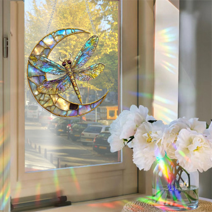 ✨ Acrylic Butterfly Dragonfly Moon Sunshine Catcher