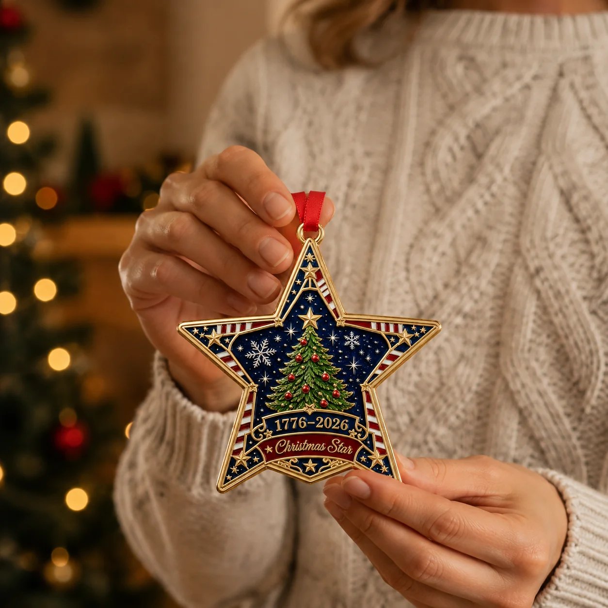 🔥 LAST DAY 70% OFF –🎄 A Perfect Patriotic Christmas Keepsake For A Historic Year