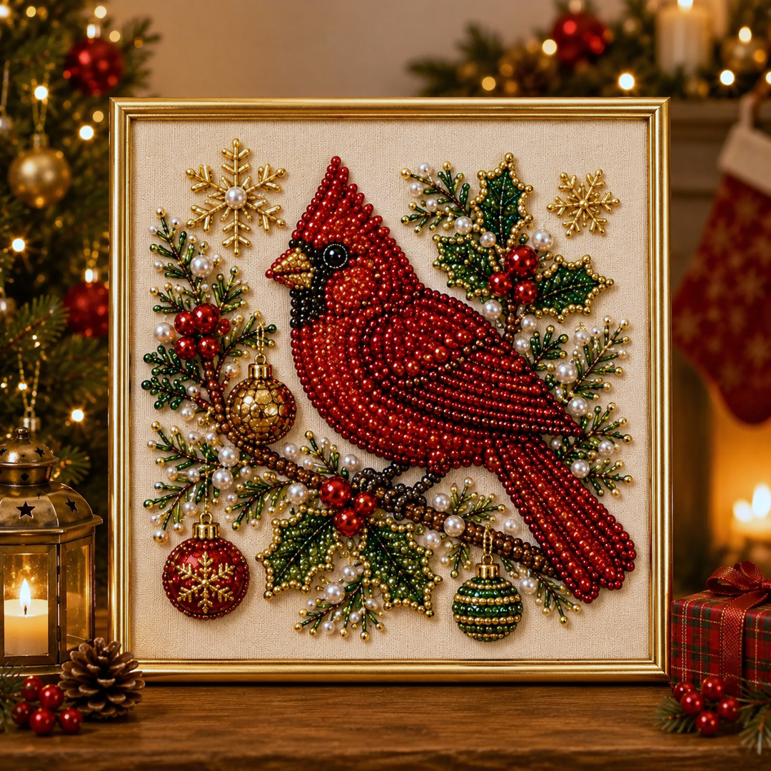 🧘Relaxing & Beginner-Friendly-💎DIY Christmas Pearl Diamond Painting Art Kit(❤Same as the Vedio)