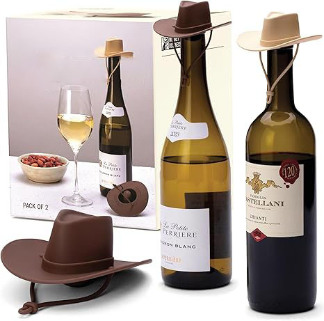 Cowboy Hat Wine Silicone Bottle Stopper