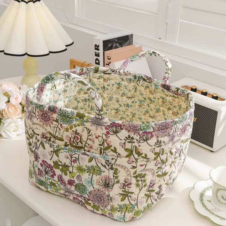Boho Fabric Storage Basket