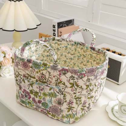 Boho Fabric Storage Basket
