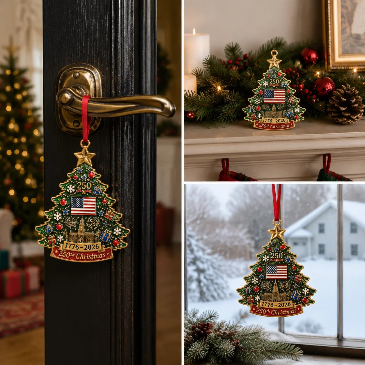 🔥 LAST DAY 70% OFF –🎄 A Perfect Patriotic Christmas Keepsake For A Historic Year