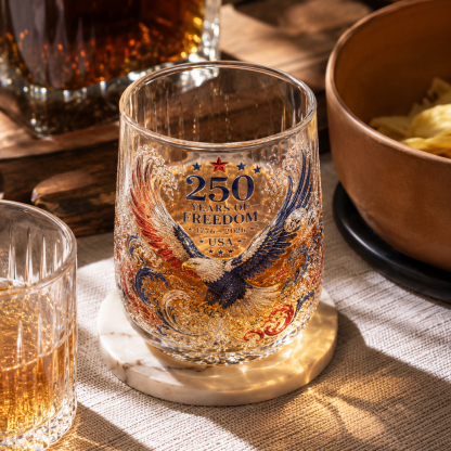 Limited Edition 2026 USA 250 Years of Freedom Eagle Glass