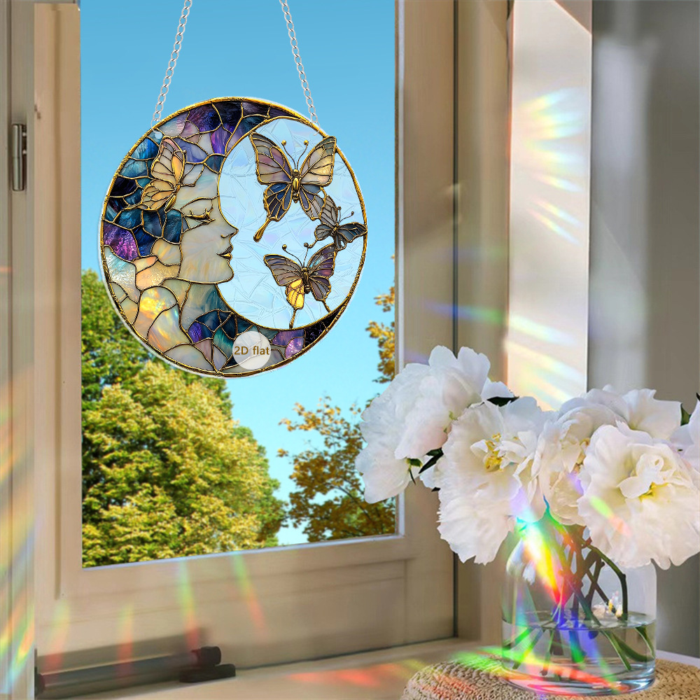 ✨ Acrylic Butterfly Dragonfly Moon Sunshine Catcher