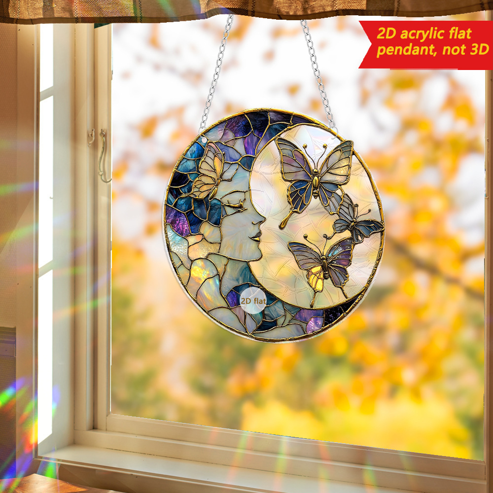 ✨ Acrylic Butterfly Dragonfly Moon Sunshine Catcher