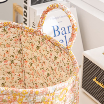 Boho Fabric Storage Basket