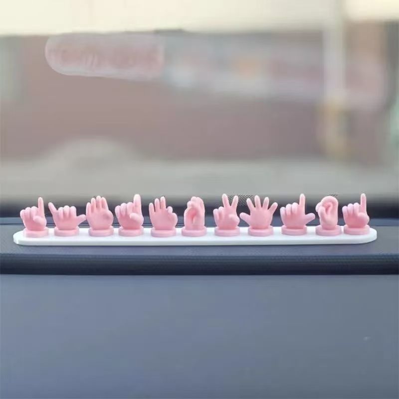 🖐️Gesture digital car temporary parking sign👆