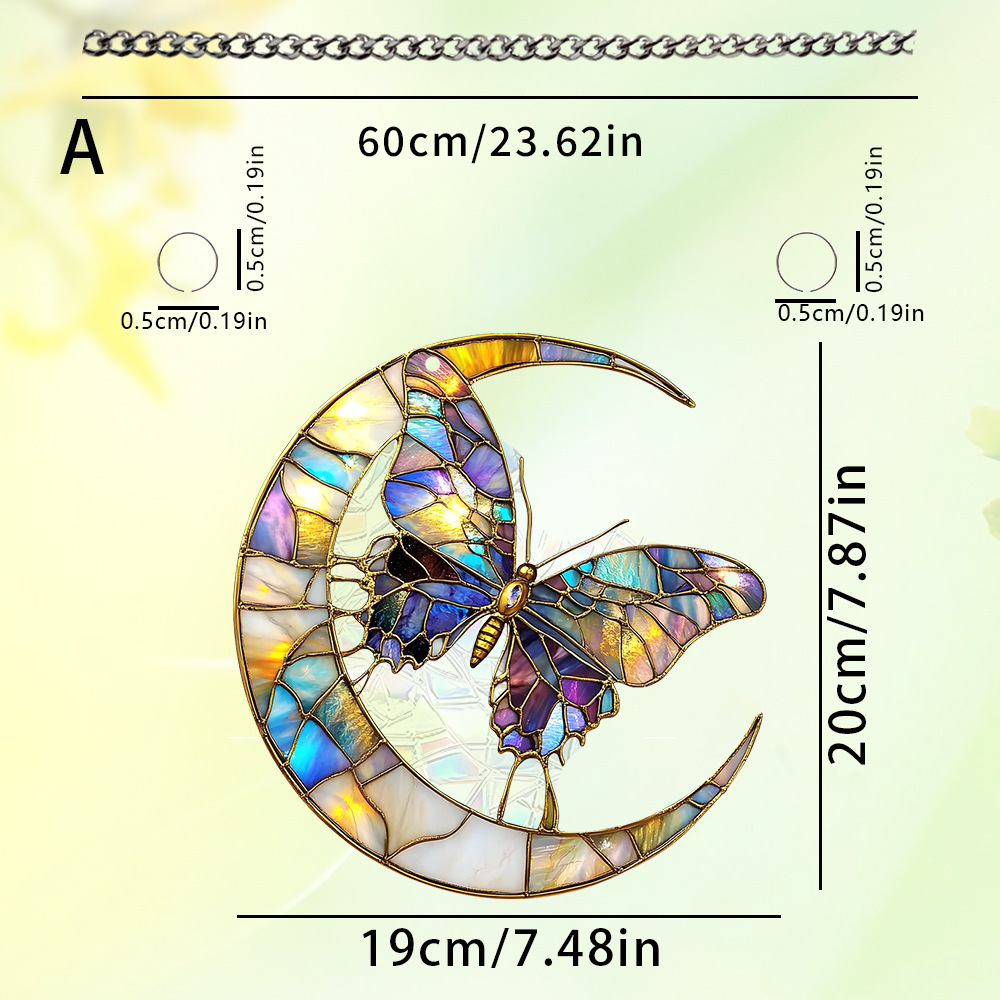 ✨ Acrylic Butterfly Dragonfly Moon Sunshine Catcher
