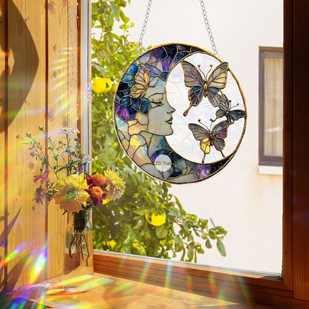 ✨ Acrylic Butterfly Dragonfly Moon Sunshine Catcher