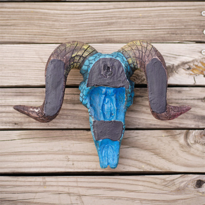 Retro Turquoise Animal Skull Wall Hanging Ornaments