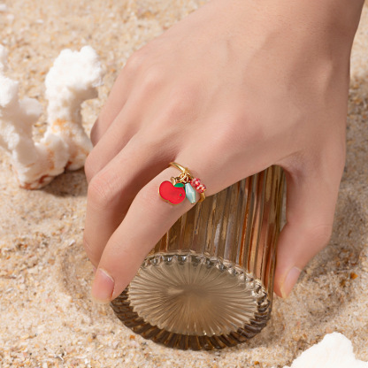 🌊Ocean-Inspired Charm Rings✨