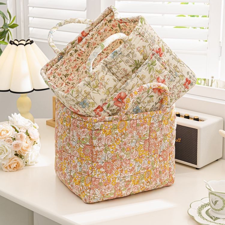 Boho Fabric Storage Basket