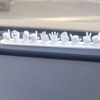 🖐️Gesture digital car temporary parking sign👆