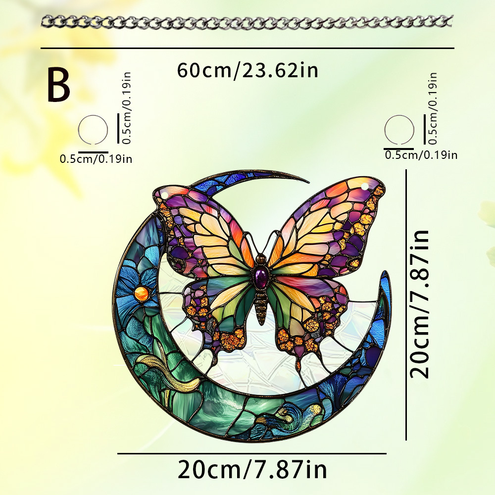 ✨ Acrylic Butterfly Dragonfly Moon Sunshine Catcher