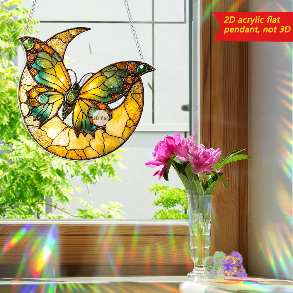 ✨ Acrylic Butterfly Dragonfly Moon Sunshine Catcher